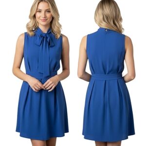 SEE by CHLOÉ Blue Crepe Sleeveless Mini Dress - Size 6